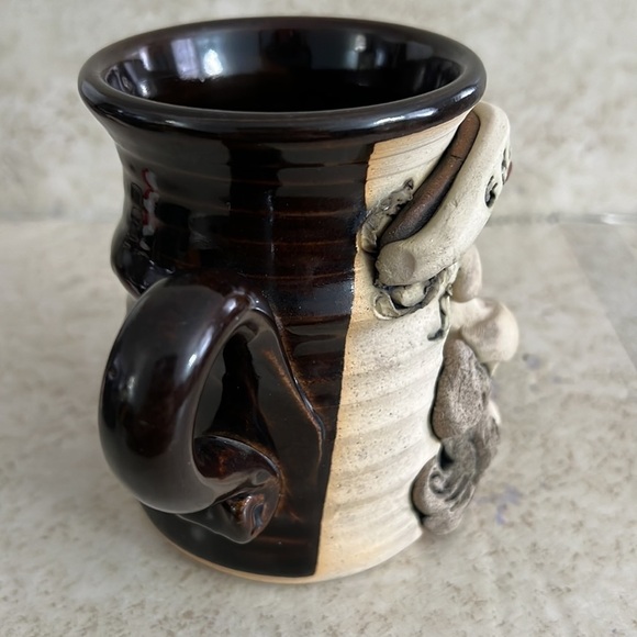 Bradford Pottery Face Mug Studio Signed Grandpa - Picture 3 of 7